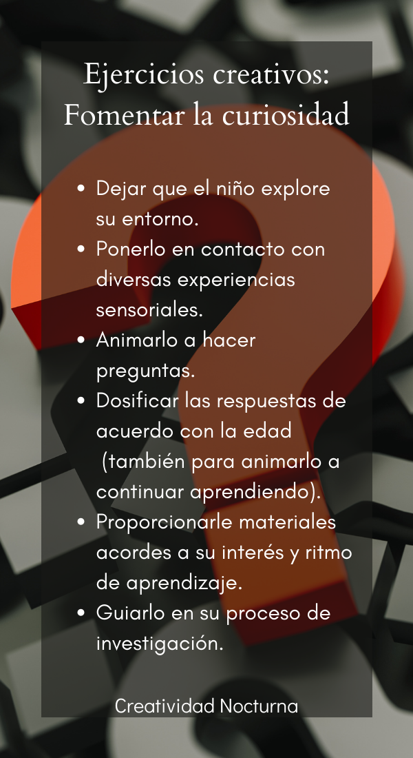 Ejercicios creativos: fomentar la curiosidad