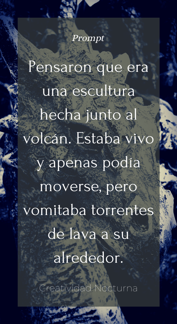 prompt Dragón volcánico