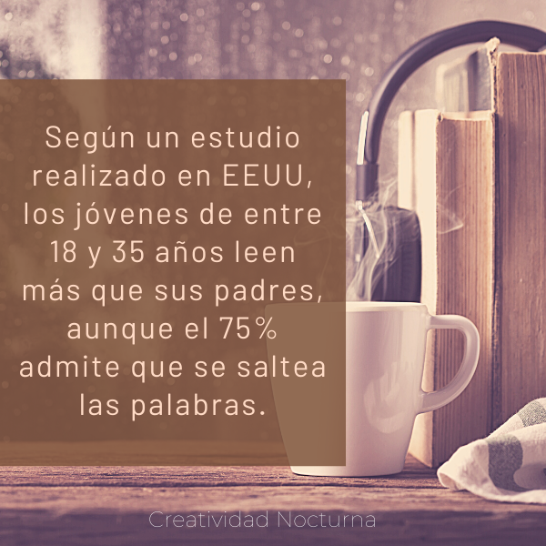 Cuánto leen los jóvenes.