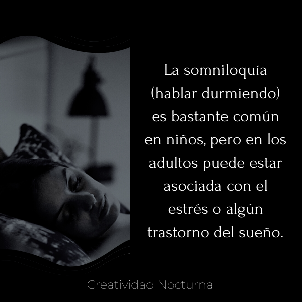 Las causas de la somniloquía