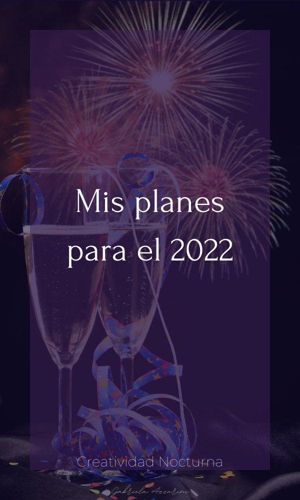 Portada Mis planes para el 2022