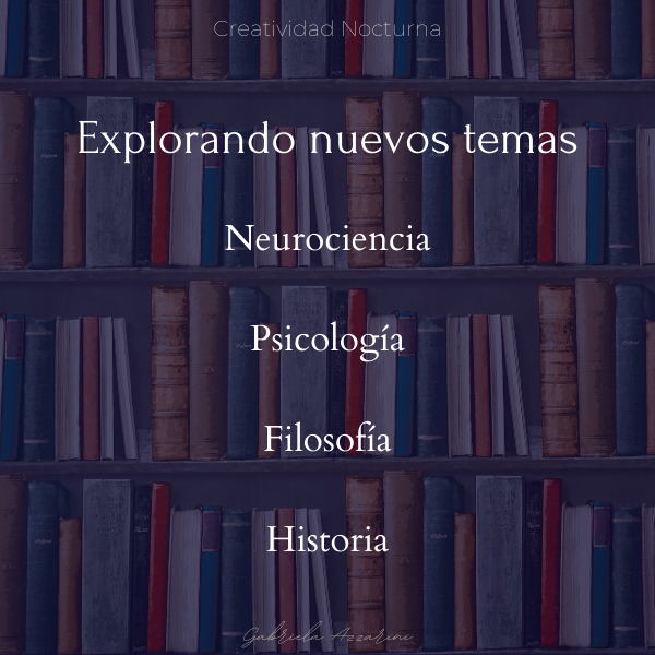 Explorando nuevos temas