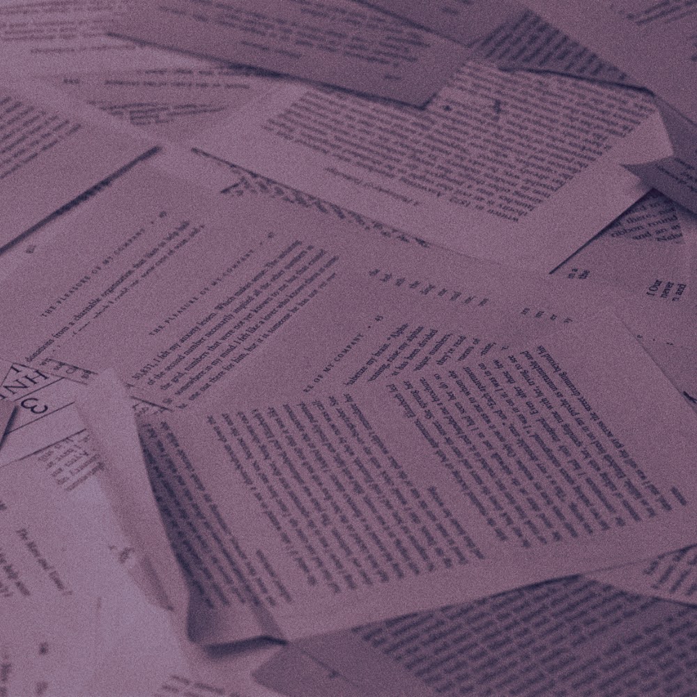 páginas arrancadas de un libro